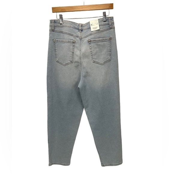 INC Denim High Rise Straight Leg Core Jeans - Light Indigo Blue - size 10/30 - Picture 2 of 12